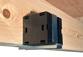 木造用重量床衝撃音低減ダンパー ミュートブロック