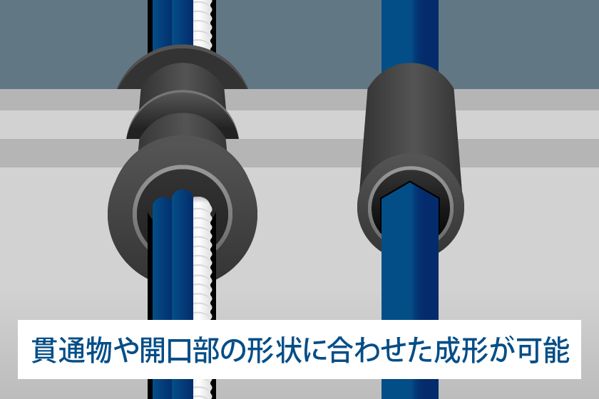 バンテクト MG(成型ゴムタイプ)使用イメージ