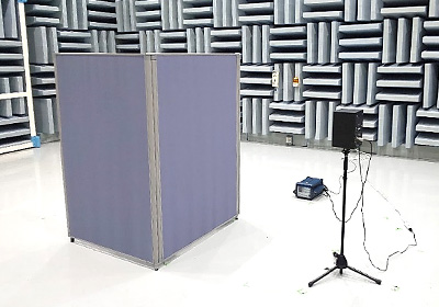 スピーカーで音響出力し､評価を実施